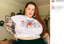 В соцсетях широко обсуждают  34 -летнюю американскую плюс-сайз модель Тесс Холлидей, которая весит  150 килограммов