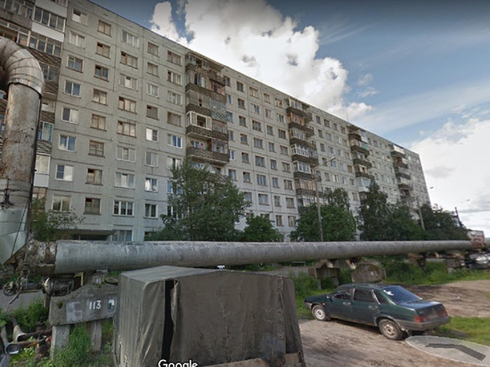 Сегодня в Архангельске горела девятиэтажка
