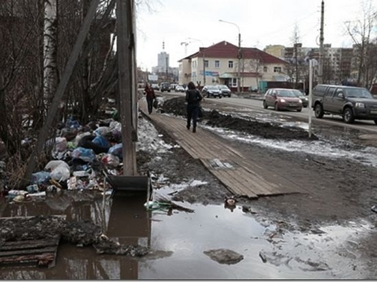 Архангельск признан самым грязным городом страны