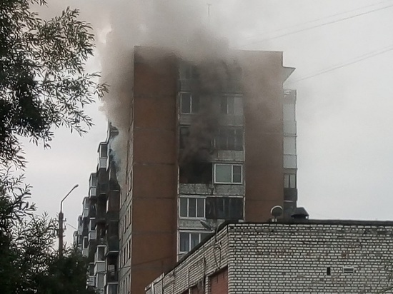 В утреннем пожаре в архангельской девятиэтажке погиб человек
