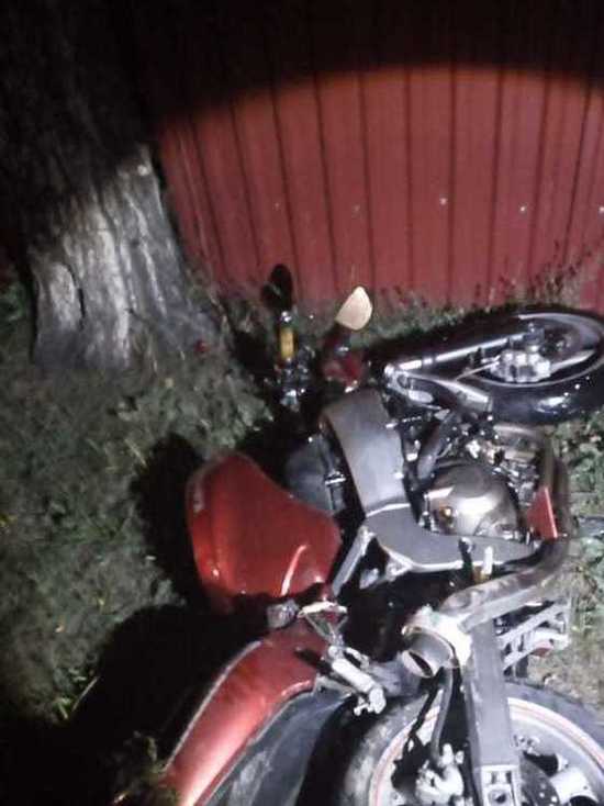 В Новосибирской области разбился мотоциклист без прав