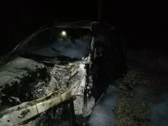 Автомобиль сгорел в Калуге