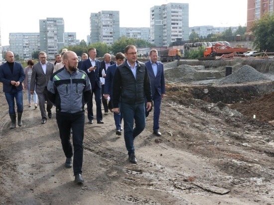 Глава Кемерова рассказал о ходе строительных работ на участке Московского проспекта