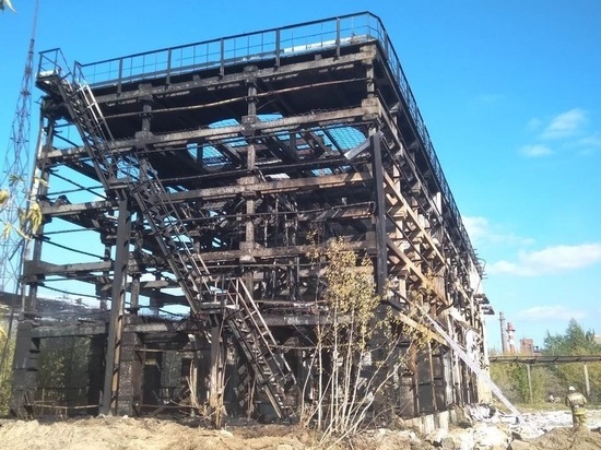 Пожар произошел на территории дзержинского завода «Оргстекло»
