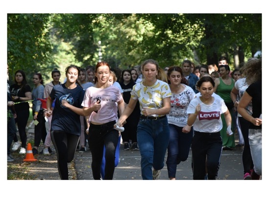 Студенты из Серпухова поучаствовали в акции «Мы вместе против терроризма»