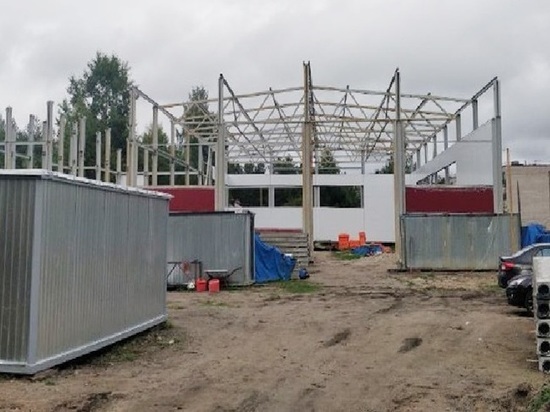 На месте строительства ФОКа в Медвежьегорске так и не ведутся работы