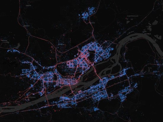 Дизайнер сравнивает число владельцев Android и iPhone в городах мира: показал карту Красноярска