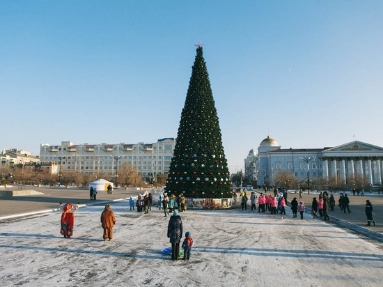 Площадь Читы в Новый год должна украсить искусственная ёлка – забайкальцы