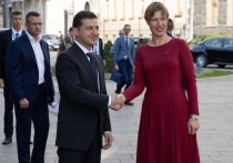 Президент Эстонии Керсти Кальюлайд, второй день гостящая в Киеве, сегодня дважды общалась с Владимиром Зеленским
