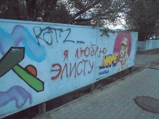 В Калмыкии уличные граффити возьмут под контроль