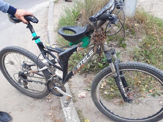 В Рязани сбили пьяного велосипедиста