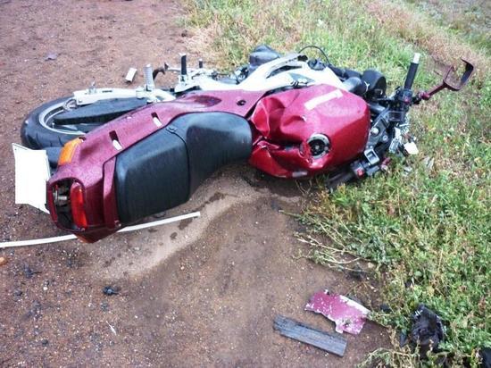 Под Сорочинском районе погиб 23-летний мотоциклист