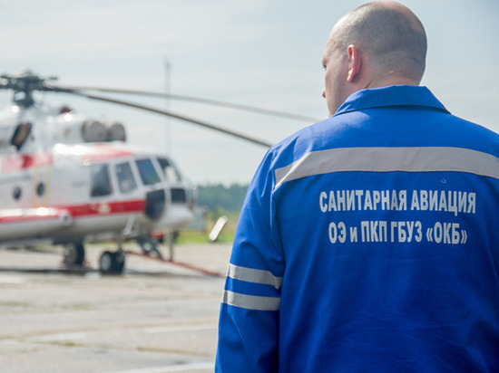 Вертолет санавиации доставил в Тверь мужчин с инфарктом