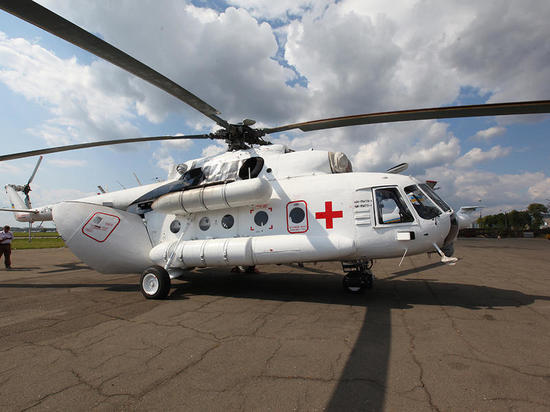 В Хакасии сельчанку эвакуировали на вертолете в Абакан