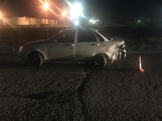 Водитель иномарки в Новом Уренгое врезался в ВАЗ и пострадал