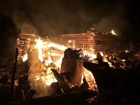 В Заокском районе на пожаре в частном доме есть жертва