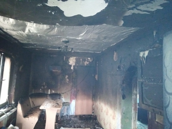 В Кваркено пожар чуть не унес жизни детей