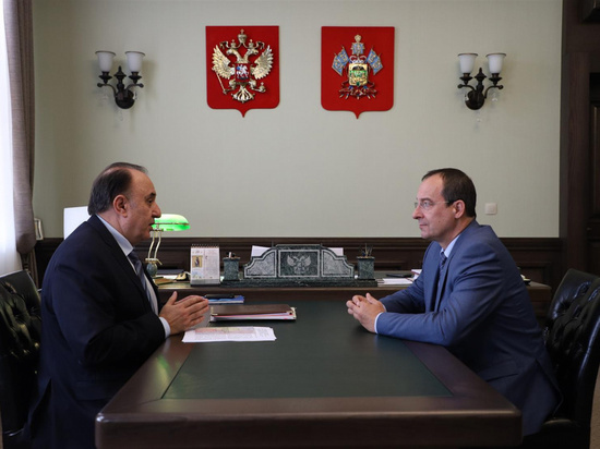 Глава кубанского парламента Юрий Бурлачко провел встречу с представителем МИД РФ
