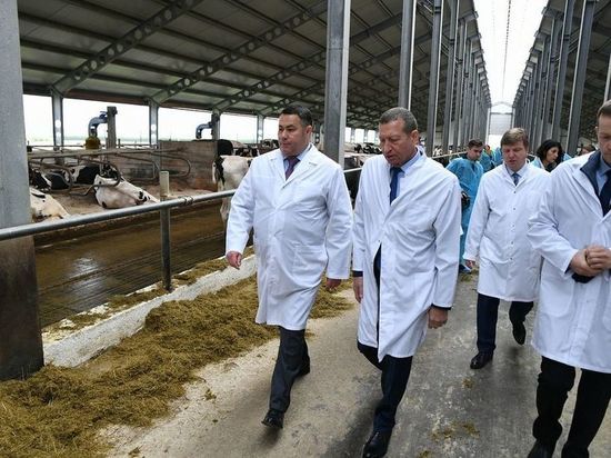 Губернатор Игорь Руденя посетил ЗАО «Калининское»
