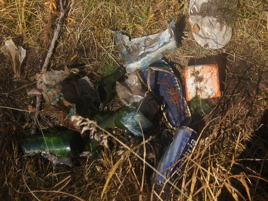 Активисты вывезли 50 больших мешков мусора с ручья в пади Монгой