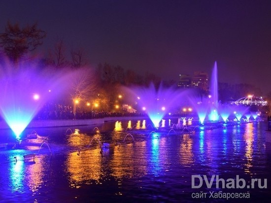 Хабаровским фонтанам осталось работать неделю