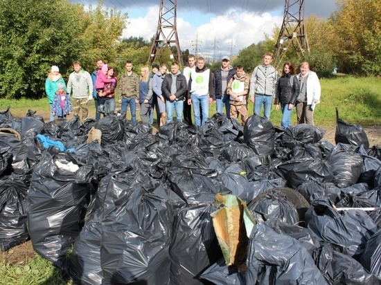Свыше 500 мешков мусора собрали участники акции «Зеленая Россия» в Нижнем Новгороде