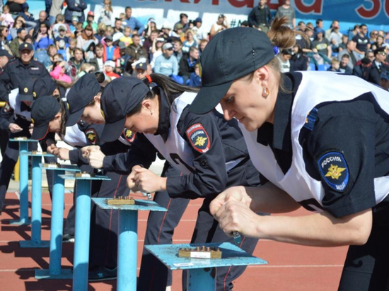 В Забайкалье выяснили, где работают самые спортивные полицейские