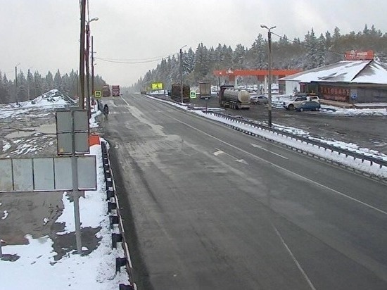 На трассе М-5 в Челябинской области ликвидированы последствия снегопада