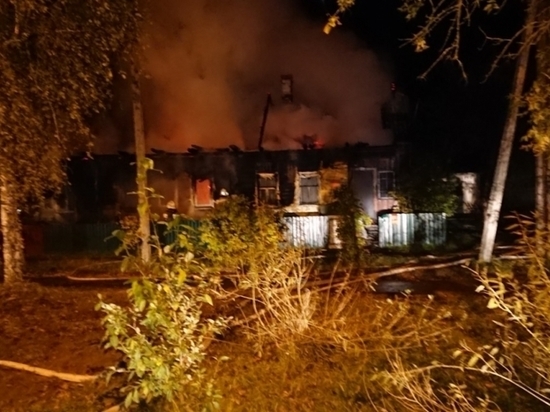 Человек пострадал в пожаре жилого дома в Больших Козлах