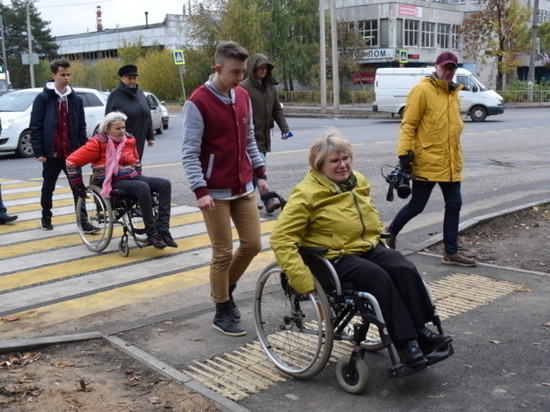 В Иванове инвалиды проверили качество новых дорог