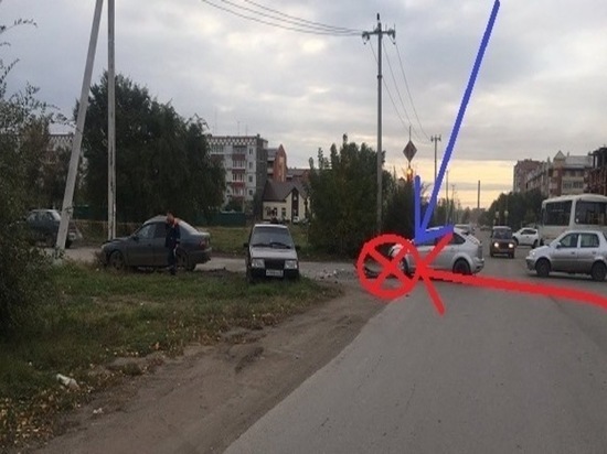 В Хакасии столкнулись две машины, пострадал пассажир