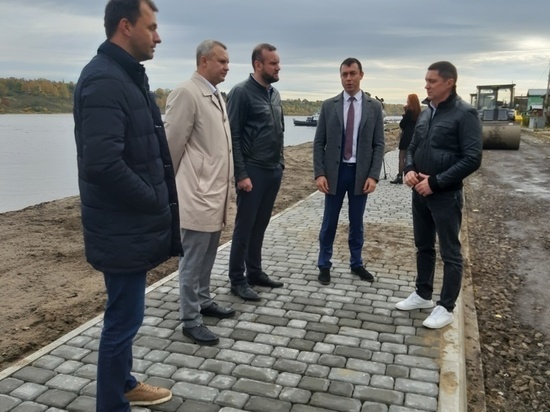 В Тутаеве заканчивается реконструкция набережной