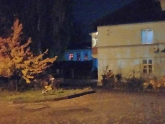 В Щекинском Первомайском заброшка горит третий раз за две недели
