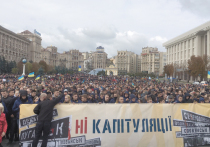 Националисты под присмотром партии Порошенко вышли на новый Майдан