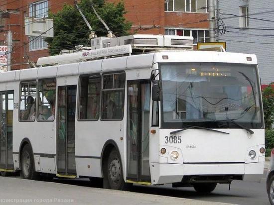 В Рязани два троллейбуса временно изменили маршрут