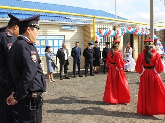 В калмыцком поселке отремонтирован пункт полиции