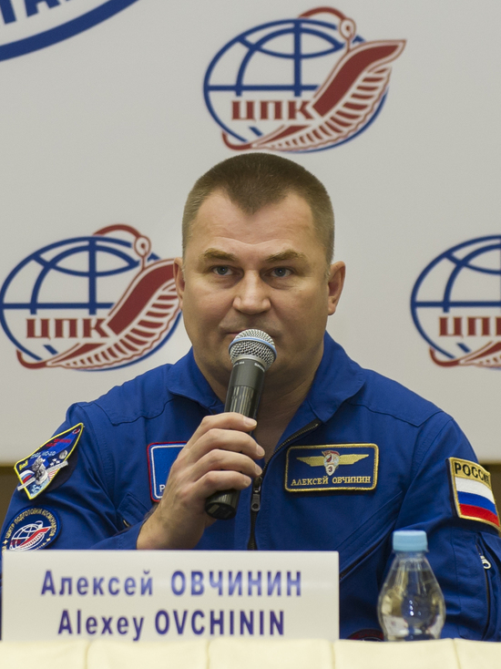 Рыбинский космонавт дал послеполетную пресс-конференцию