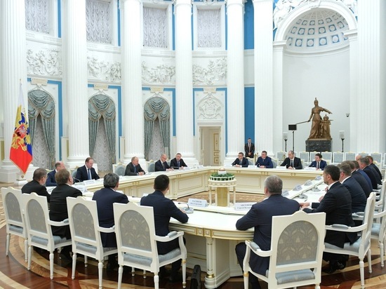Алексей Текслер вместе с другими избранными губернаторами встретился с Владимиром Путиным