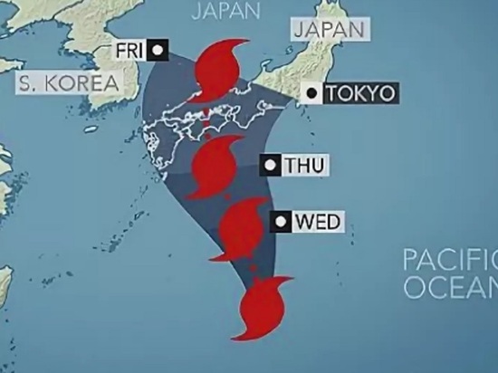 Ярославцы, оказавшиеся в зоне действия тайфуна в Японии находятся вне опасности
