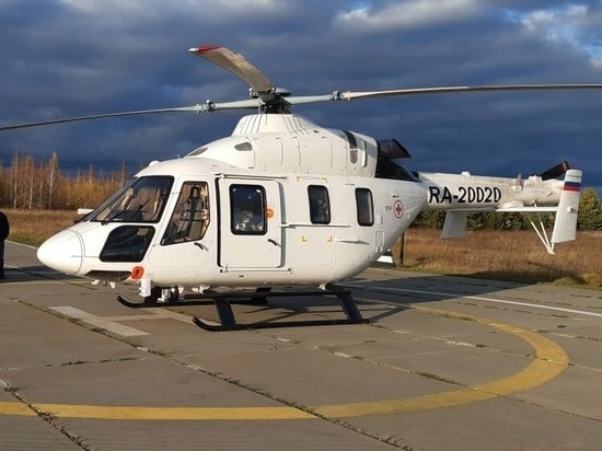 Пациента с острым коронарным синдромом доставили в Нижний Новгород вертолетом санавиации