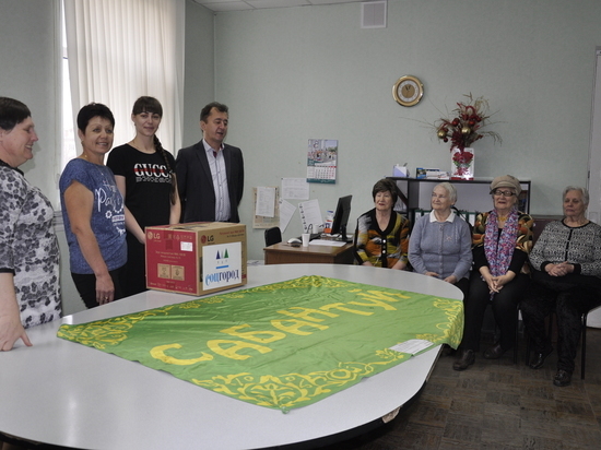 Жители Писклово получили награду за флаг Сабантуя