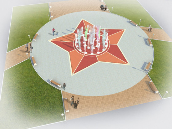 Фонтан с подсветкой появится в Парке Победы в Нижнем Новгороде