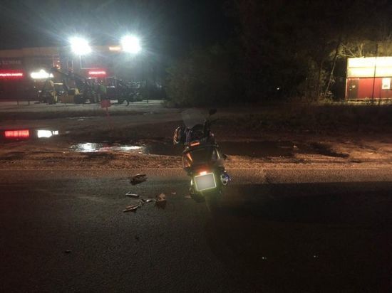 В Рязани неизвестный сбил мотоциклиста и скрылся с места ДТП
