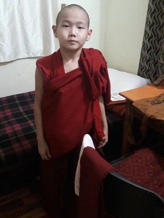 В Бурятии познакомили с самым юным монахом из бурятской общины в Индии