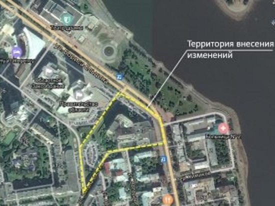 Высокинский подписал постановление о межевании территории возле сквера у Драмтеатра