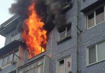 Ночью 20 октября пожар в пятиэтажке на улице Ангарской, 26 в Чите унес жизни пожилой пары