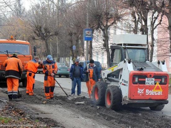 За неделю в Рязани заделали ямы на девяти улицах