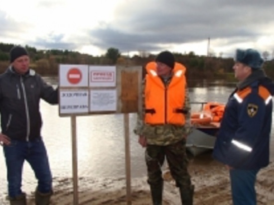 Из-за дождей в некоторых реках Костромской области поднялся уровень воды