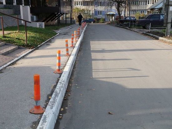 В Рязани отремонтировали улицу 1-я Линия