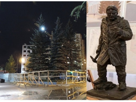 Бронзовый памятник вместо живых полувековых елей: в Архангельске выкорчёвывают деревья